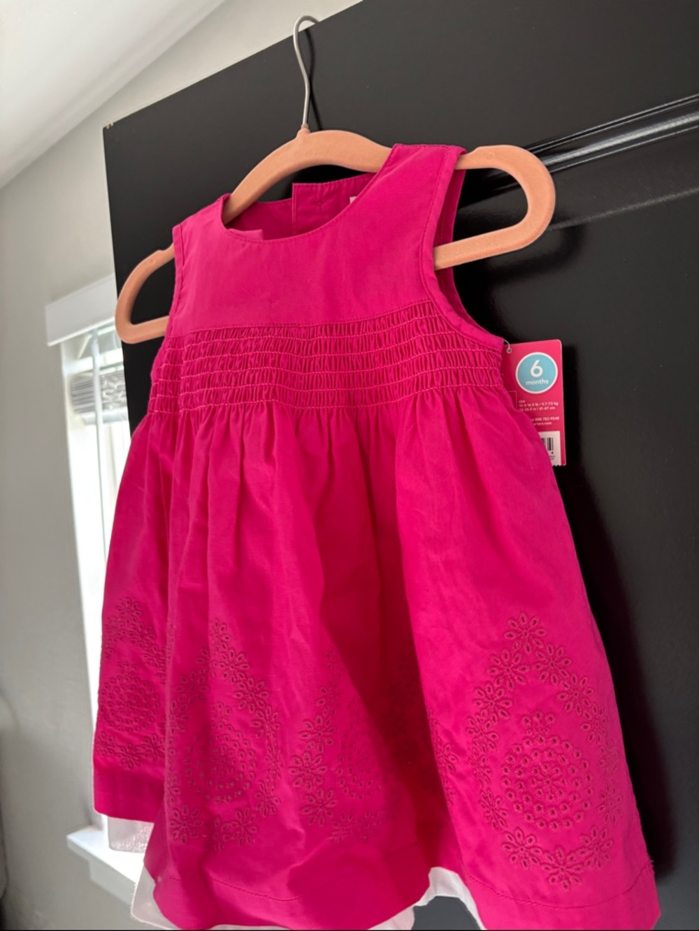 NWT 3-6MO PINK DRESS